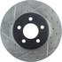 127.61072R by CENTRIC - Slotted Drilled Rotor