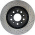 127.61080L by CENTRIC - Slotted Drilled Rotor