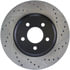 127.61086CL by CENTRIC - Sportstop Cryo Drilled & Slotted Rotor, Left
