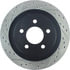 Centric 127.61087CR Disc Brake Rotor Sportstop Cryo Drilled & Slotted Rotor, Right