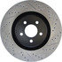 127.61089CL by CENTRIC - Sportstop Cryo Drilled & Slotted Rotor, Left