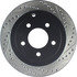 127.61091L by CENTRIC - Slotted Drilled Rotor