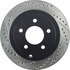 127.61091R by CENTRIC - Slotted Drilled Rotor