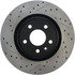 127.61094R by CENTRIC - Slotted Drilled Rotor