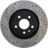 127.61094R by CENTRIC - Sport Drilled & Slotted Rotor, Right