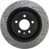 127.61098R by CENTRIC - Slotted Drilled Rotor