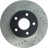 127.61100R by CENTRIC - Slotted Drilled Rotor