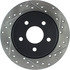 127.61101L by CENTRIC - Slotted Drilled Rotor