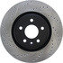 127.61102R by CENTRIC - Slotted Drilled Rotor