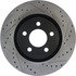 127.61112L by CENTRIC - Sport Drilled & Slotted Rotor, Left