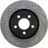 127.61112R by CENTRIC - Sport Drilled & Slotted Rotor, Right