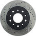 127.62010R by CENTRIC - Slotted Drilled Rotor