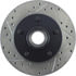 Centric 127.62013CR Disc Brake Rotor and Hub Assembly Sportstop Cryo Drilled & Slotted Rotor, Right