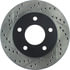 127.62017CR by CENTRIC - Sportstop Cryo Drilled & Slotted Rotor, Right