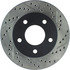 127.62017L by CENTRIC - Slotted Drilled Rotor