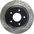 127.62040L by CENTRIC - Slotted Drilled Rotor