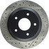 127.62040R by CENTRIC - Slotted Drilled Rotor