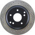 127.62041R by CENTRIC - Slotted Drilled Rotor