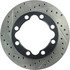 127.62042R by CENTRIC - Slotted Drilled Rotor