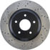 Centric 127.62047CR Disc Brake Rotor Sportstop Cryo Drilled & Slotted Rotor, Right
