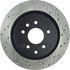 128.42079L by CENTRIC - Cross Drilled Rotor