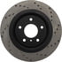 128.42080CL by CENTRIC - Sportstop Cryo Sport Drilled Rotor, Left