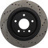 128.42080L by CENTRIC - Cross Drilled Rotor