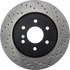 128.42085L by CENTRIC - Cross Drilled Rotor