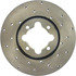 128.44017L by CENTRIC - Cross Drilled Rotor