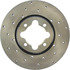 128.44017R by CENTRIC - Cross Drilled Rotor