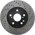 128.44088L by CENTRIC - Cross Drilled Rotor