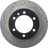 Centric 128.44112CR Disc Brake Rotor Sportstop Cryo Sport Drilled Rotor, Right
