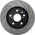 128.44146CL by CENTRIC - Sportstop Cryo Sport Drilled Rotor, Left