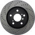 128.44146CR by CENTRIC - Sportstop Cryo Sport Drilled Rotor, Right