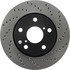 128.44147L by CENTRIC - Cross Drilled Rotor