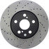 128.44160R by CENTRIC - Cross Drilled Rotor