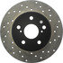 128.44161L by CENTRIC - Cross Drilled Rotor