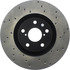 128.44170L by CENTRIC - Cross Drilled Rotor