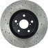 128.44171R by CENTRIC - Cross Drilled Rotor
