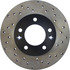 Centric 128.45022L Disc Brake Rotor Cross Drilled Rotor