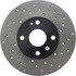 128.45040L by CENTRIC - Cross Drilled Rotor