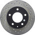 Centric 128.45048L Disc Brake Rotor Cross Drilled Rotor