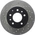 Centric 128.45051CR Disc Brake Rotor Sportstop Cryo Sport Drilled Rotor, Right