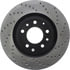 Centric 128.45071CL Disc Brake Rotor Sportstop Cryo Sport Drilled Rotor, Left