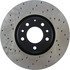 128.45073R by CENTRIC - Cross Drilled Rotor