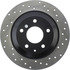 128.45083L by CENTRIC - Cross Drilled Rotor