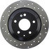 128.45083R by CENTRIC - Cross Drilled Rotor