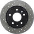 128.45085R by CENTRIC - Cross Drilled Rotor