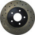 128.46031R by CENTRIC - Cross Drilled Rotor