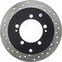 Centric 128.46047R Disc Brake Rotor Cross Drilled Rotor